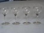 4 Likeurglaasjes Wedgwood Stijl, Huis en Inrichting, Keuken | Servies, Glas of Glazen, Ophalen of Verzenden, Wedgwood, Glas