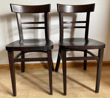 2 chaises bistro en bois style thonet en très bon état génér