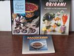 3 hobby-boeken : Origami, papier mâché, maskers, Boeken, Nieuw, Ophalen of Verzenden, Overige onderwerpen