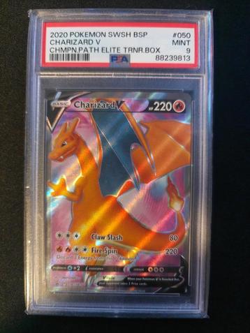 Charizard V 2020 PSA 9 beschikbaar voor biedingen