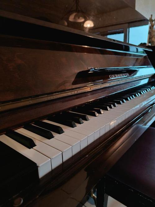 Gershwin buffet piano, Musique & Instruments, Pianos, Utilisé, Piano, Brun, Enlèvement