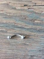 Zilveren piercing, Handtassen en Accessoires, Piercings, Ophalen of Verzenden, Nieuw, Zilver