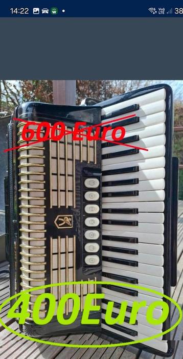 BEL ACCORDÉON, Musique & Instruments, Enlèvement, Comme neuf, Hohner, Avec valise