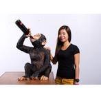 Porte-bouteille Boozy Chimp – Statue de singe Hauteur 69 cm