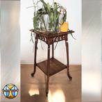 Table à plantes française ancienne en bois/piédestal antique, Enlèvement ou Envoi