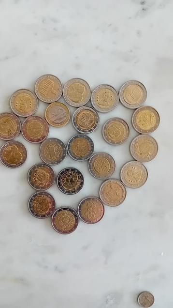 Zeldzame 2 euromunten beschikbaar voor biedingen