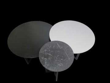 NIEUWE bijzettafels 12mm VOLKERAMIEK  beschikbaar voor biedingen