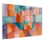 Puzzle aquarelle - Art abstrait Peinture sur verre 105x70cm, Antiquités & Art, Art | Peinture | Abstraite, Envoi