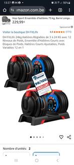 Verstelbare halters, Sport en Fitness, Fitnessmaterialen, Ophalen, Nieuw, Rug, Dumbbell