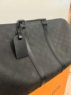 Louis Vuitton keepall Bandoulière 50 + factuur, Zwart, Zo goed als nieuw, Leer, Ophalen