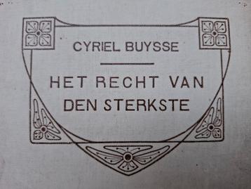 Cyriel Buysse - Het recht van den sterkste - 2de ed - 1924 beschikbaar voor biedingen
