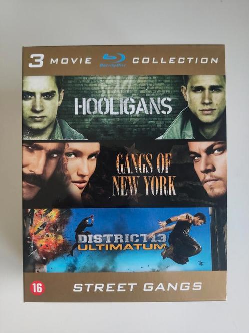 3 movie collection Streetgangs - blu Ray - oa hooligans., CD & DVD, Blu-ray, Comme neuf, Enlèvement ou Envoi