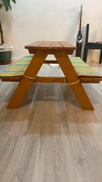 Picknicktafel voor kinderen, Tuin en Terras, Picknicktafels, Ophalen, Gebruikt, Hout, Kinderpicknicktafel