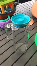 Glazen schenkkan, Huis en Inrichting, Keuken | Potten en Pannen, Ophalen of Verzenden, Zo goed als nieuw