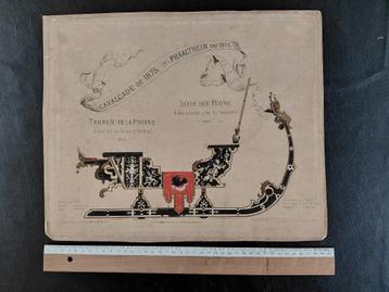Impression de la cavalcade de 1875 à Anvers, Enlèvement ou Envoi, Avant 1940, Gravure, Utilisé
