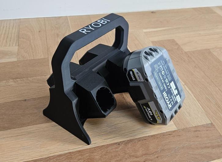 Ryobi 18V accu / batterij houder incl. wandhouder, Tuin en Terras, Bosmaaiers, Nieuw, Accu, Ophalen of Verzenden