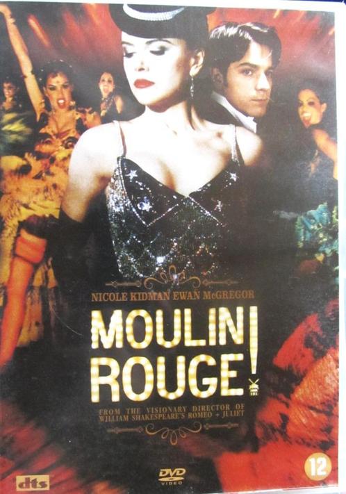 DVD KOMEDIE- MOULIN ROUGE (NICOLE KIDMAN), Cd's en Dvd's, Dvd's | Komedie, Zo goed als nieuw, Romantische komedie, Alle leeftijden