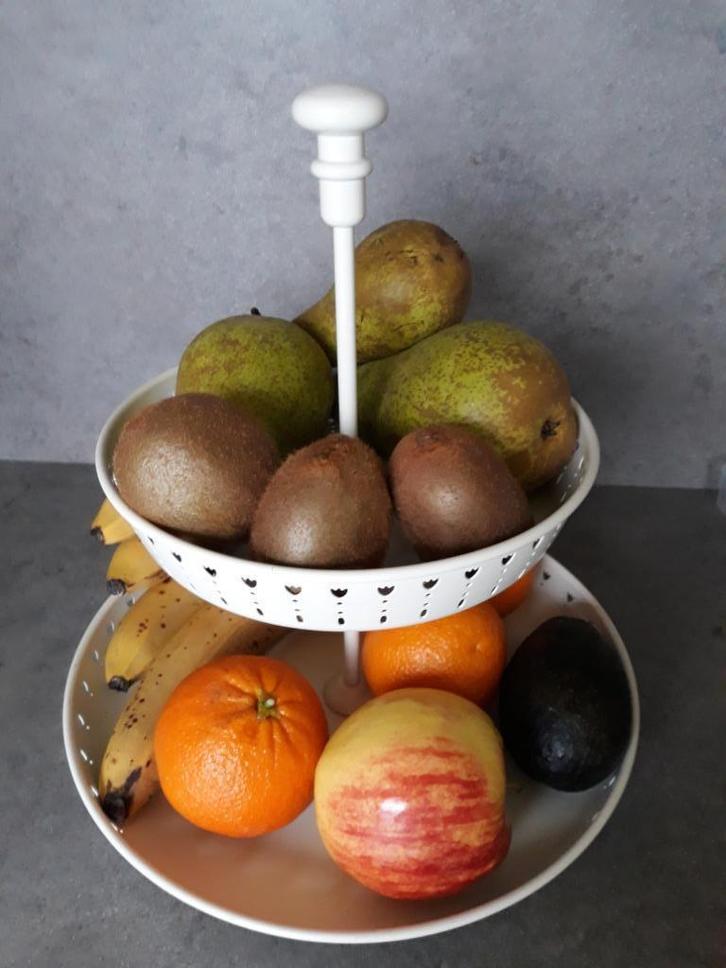 Fruit - taart schaal, Huis en Inrichting, Keuken | Keukenelementen, Nieuw, Crème, Ophalen