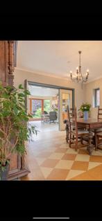 Drieledige houten deur met glaswerk, Doe-het-zelf en Bouw, Deuren en Vliegenramen, Ophalen, Gebruikt, Binnendeur