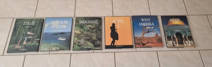 6 grote knappe boeken met prachtige illustraties, Boeken, Reisgidsen, Zo goed als nieuw, Ophalen of Verzenden