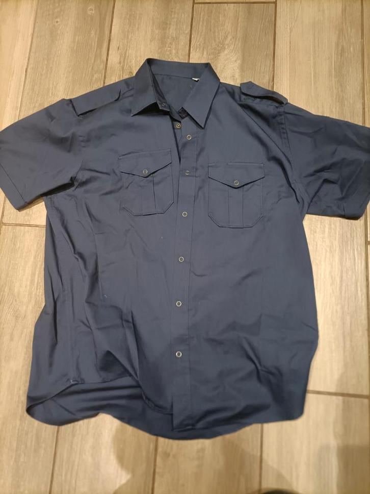 Chemise ex-pompier Pays-Bas, Kleding | Heren, Overhemden, Zo goed als nieuw, Ophalen of Verzenden