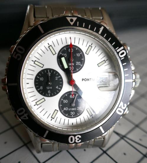 Horloge Pontiac 35771, swiss made, goede staat, Hobby en Vrije tijd, Overige Hobby en Vrije tijd, Ophalen
