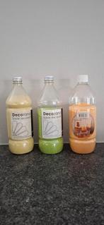 3 grote flessen decozand voor 3€, Ophalen of Verzenden