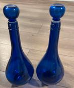 Mooie paar likeur of waterflessen met dop, Antiek en Kunst, Ophalen of Verzenden