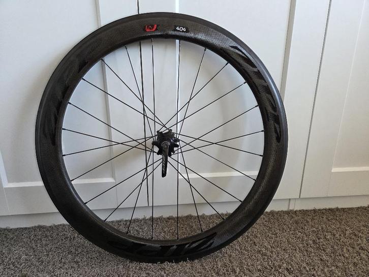 Zipp 404 Firecrest achterwiel /velgrem/clincher, Fietsen en Brommers, Fietsonderdelen, Gebruikt, Racefiets, Wiel, Ophalen of Verzenden