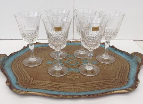 Set van 6 Luminarc Empereur water-of rode wijnglazen 24cl, Huis en Inrichting, Keuken | Servies, Zo goed als nieuw, Glas of Glazen