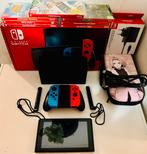Nintendo Switch + 7 games + accessoires, Games en Spelcomputers, Ophalen of Verzenden, Gebruikt, Met games, Switch Original