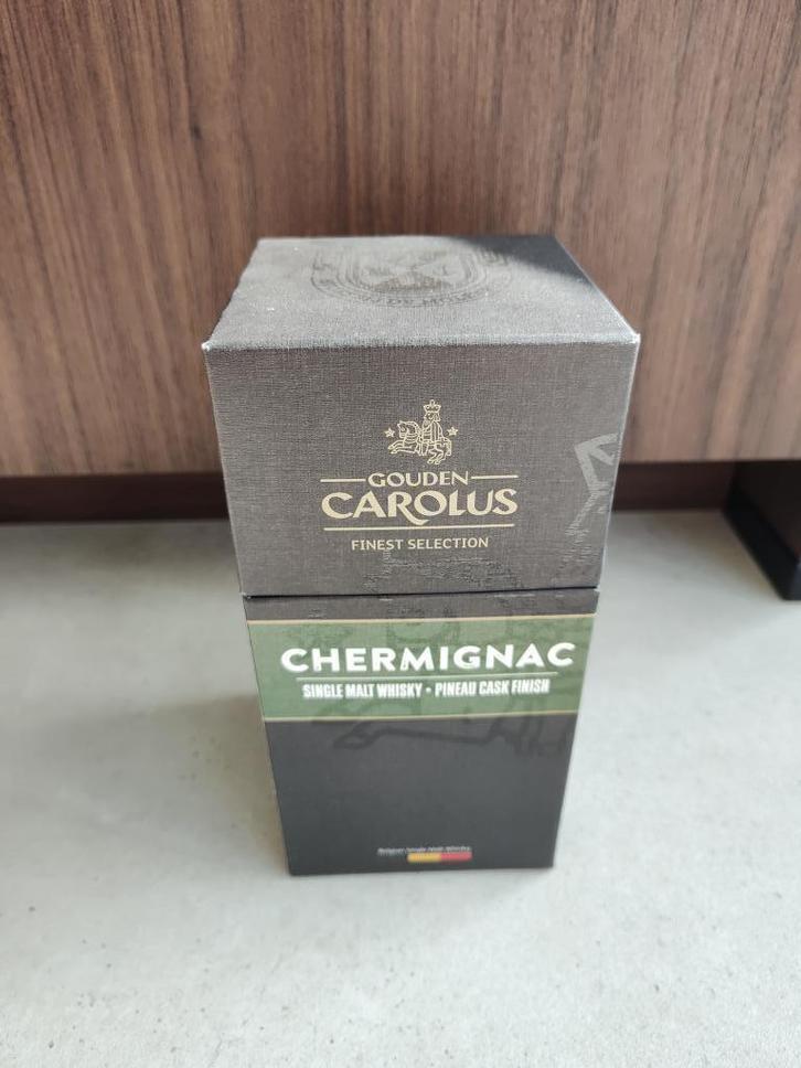 Gouden Carolus Whisky chermignac finest selection, Verzamelen, Wijnen, Zo goed als nieuw, Overige typen, Overige gebieden, Vol
