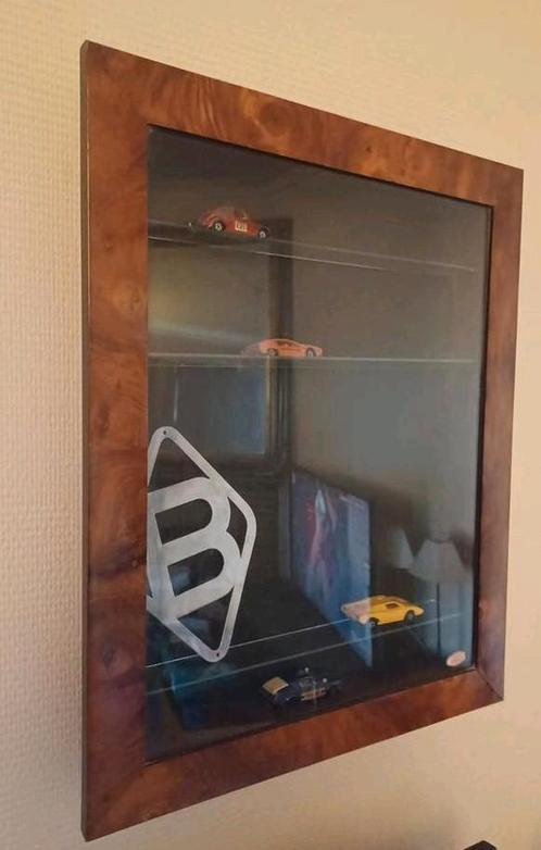 Vitrine pour collection, Huis en Inrichting, Kasten | Vitrinekasten, Zo goed als nieuw, Overige houtsoorten, Glas, Ophalen of Verzenden