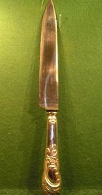 COUTEAU DE SERVICE A VIANDE/MANCHE ARGENT POINCON 800, Enlèvement ou Envoi, Argent
