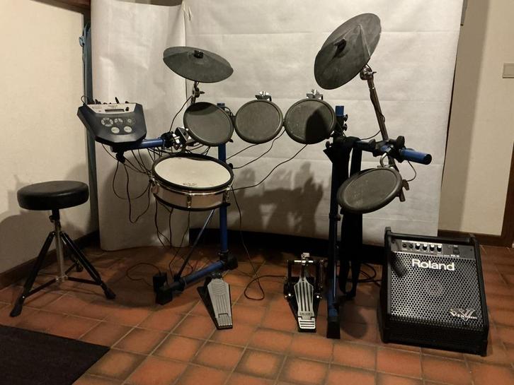 Roland elektronisch drumstel, Muziek en Instrumenten, Drumstellen en Slagwerk, Gebruikt, Roland, Elektronisch, Ophalen