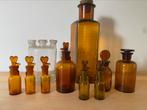 Antieke druppelflesjes en oude apothekersflessen, Ophalen