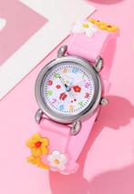 Kinderhorloge meisje, Bijoux, Sacs & Beauté, Montres | Enfants, Enlèvement ou Envoi, Neuf, Rose, Fille