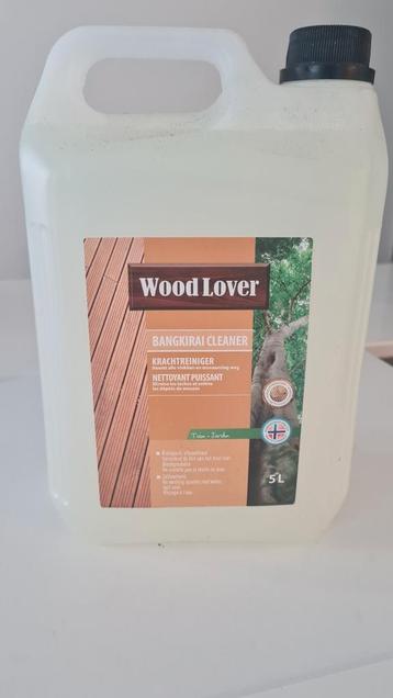 Wood lover, bangkirai cleaner 5l  NIEUW 