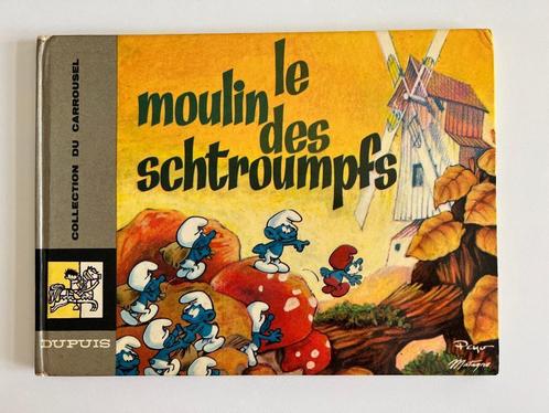 Livre Le moulin des Schtroumpfs, Verzamelen, Smurfen, Gebruikt, Stripboek, Verschillende Smurfen, Ophalen of Verzenden