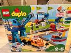 Lego duplo goederentrein 10875 + 10872, Ophalen, Zo goed als nieuw, Complete set, Duplo