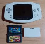 Console Nintendo Game Boy Advance Blanche, Ophalen of Verzenden, Gebruikt, Game Boy Advance, Met games