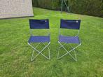 Lafuma vouwstoeltjes - 2 stuks - blauw, Caravans en Kamperen, Ophalen, Campingstoel