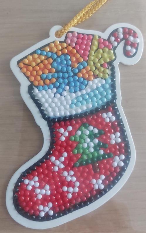 Kartonnen decoratie en strass voor de boom (7), Diversen, Kerst, Nieuw, Ophalen of Verzenden