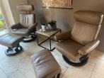 Stresless relax in heel goede staat., Huis en Inrichting, Ophalen, Minder dan 75 cm, Leer, Zo goed als nieuw