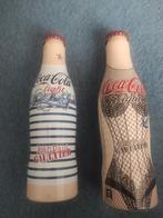 Coca Cola 2 collector metalen flesjes  moet weg dringend, Ophalen