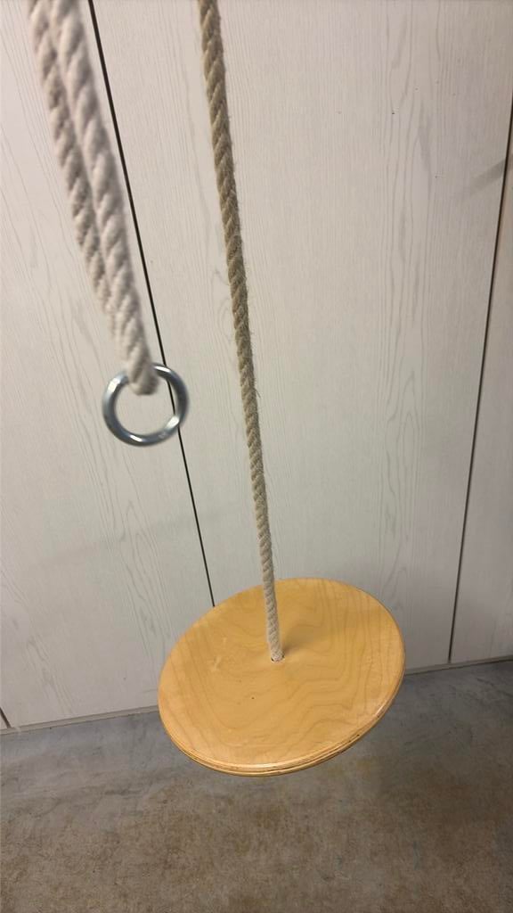 Schotel schommel ronde schijf, Ophalen, Zo goed als nieuw