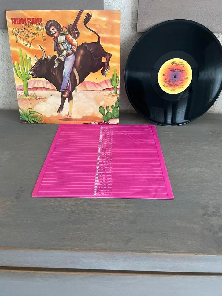 Lp Rock 'N' Country" door de legendarische Freddy Fender, Cd's en Dvd's, Vinyl | Country en Western, Zo goed als nieuw, Ophalen of Verzenden