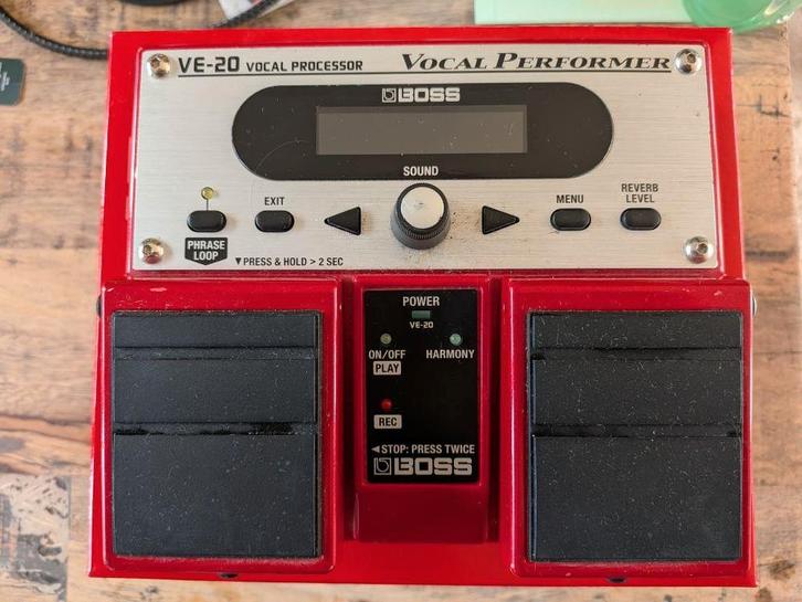 Processeur vocal BOSS VE-20, Musique & Instruments, Effets, Comme neuf, Chorus, Delay ou Écho, Distortion, Overdrive ou Fuzz, Reverb