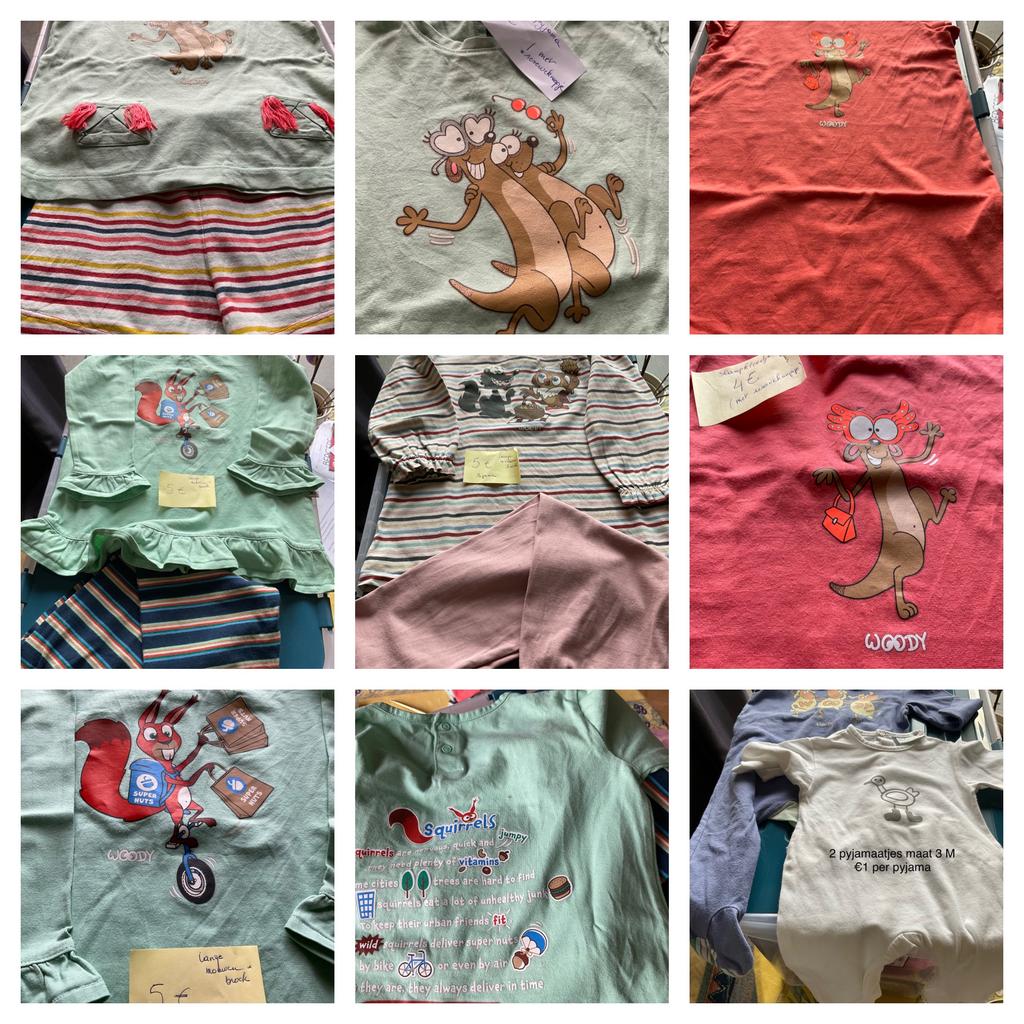 Woody pyjama, slaapkleed of ondergoed, Ophalen, Zo goed als nieuw