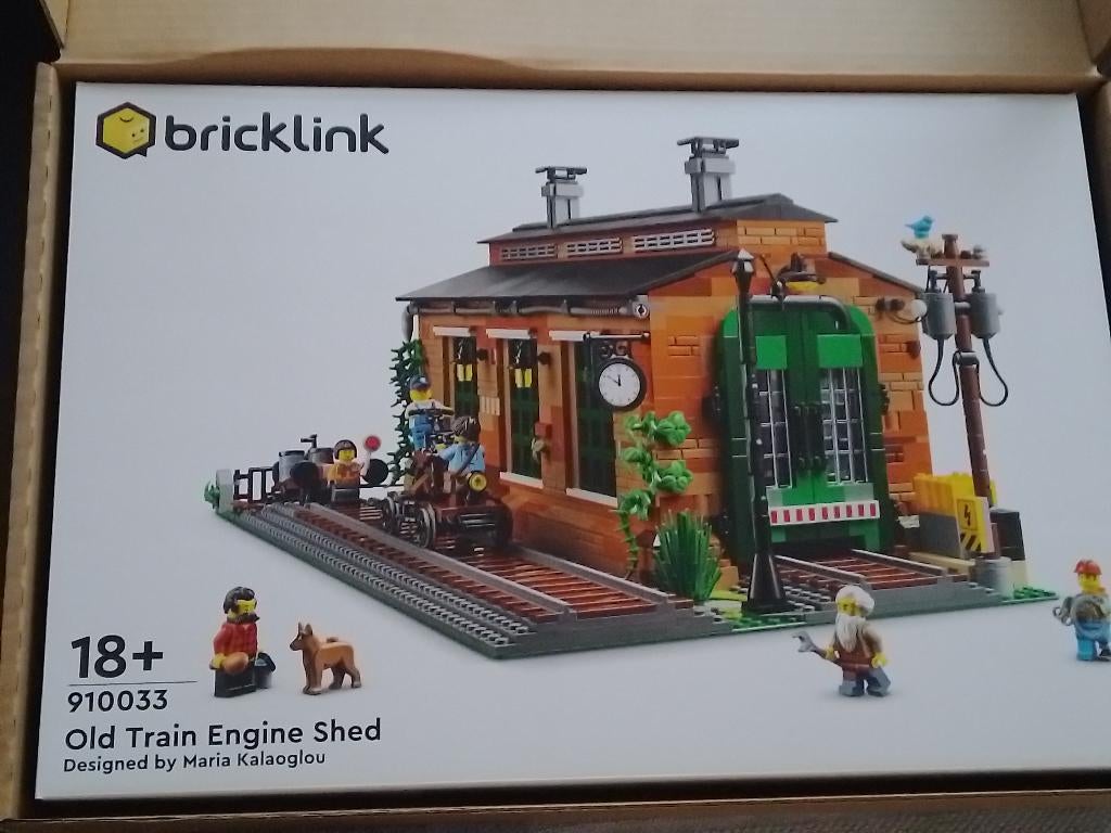 Lego Bricklink - Old Train Engine Shed (910033) - NIEUW, Overige thema's, Lego, Nieuw, Ophalen of Verzenden